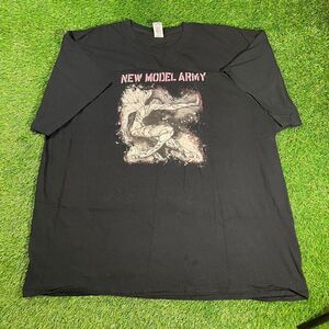 New Model Army "Carnival" band tee black Gildan print size 2XL